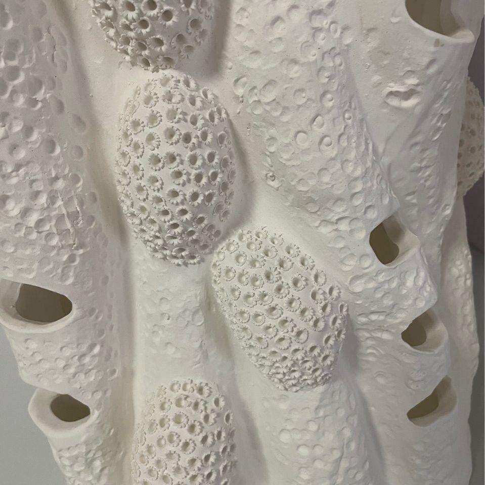 北欧干花装饰品白色陶瓷禅意可以圣诞餐桌贺卡花瓶青花瓷手工