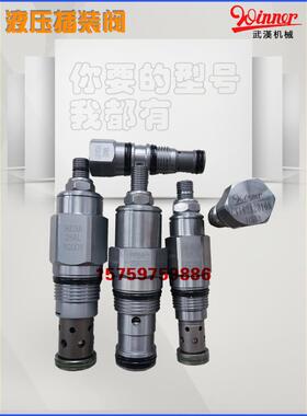 台湾武汉精机原装WINNER螺纹插装阀EP12W2A01N05单向阀电磁阀线圈