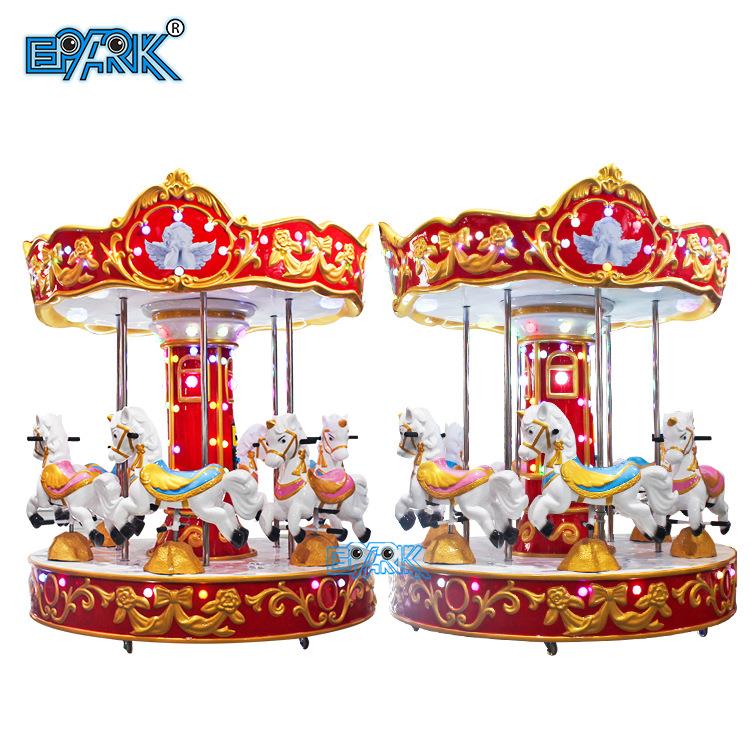 投6人皇冠旋转木大型室内外游乐设马厂备儿童EP-K104乐园币游戏机