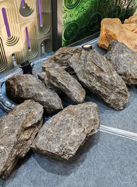 观石石头棕色假山石P程UMLST660泡沫头酒店园林工火山景石仿真松