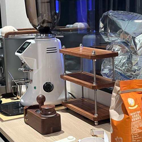 茶杯架新中式德国T4kzi桌面实木古风隔层办公厨房置物架台面架子