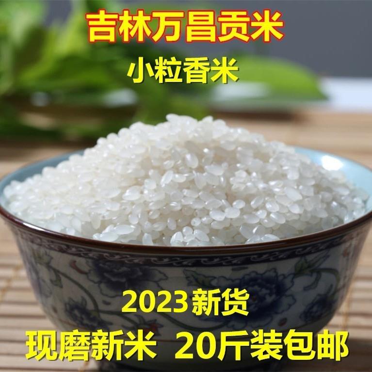 2023年新货东北大米吉林万昌小粒香米农家自产新米珍珠米20斤包邮