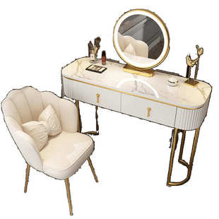 卧室现代简约轻奢北欧化妆桌 小户型梳妆台网红风迷你新款