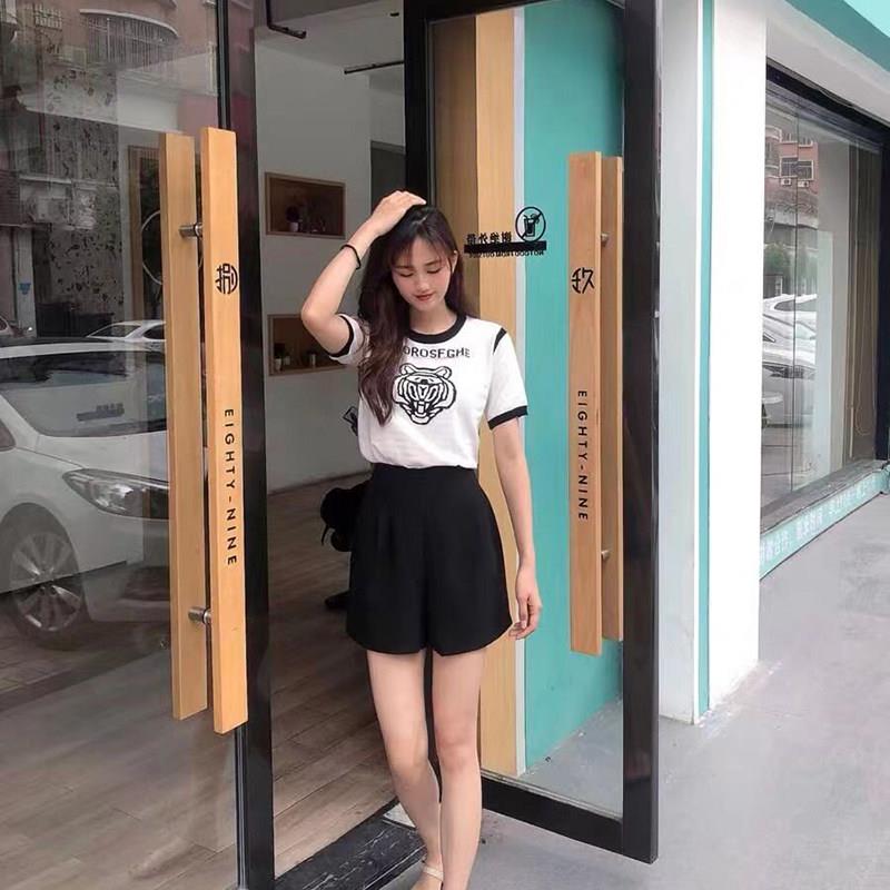 玻璃门拉手个性推拉中式大门服装店门把手实木扶手木质门把手手柄