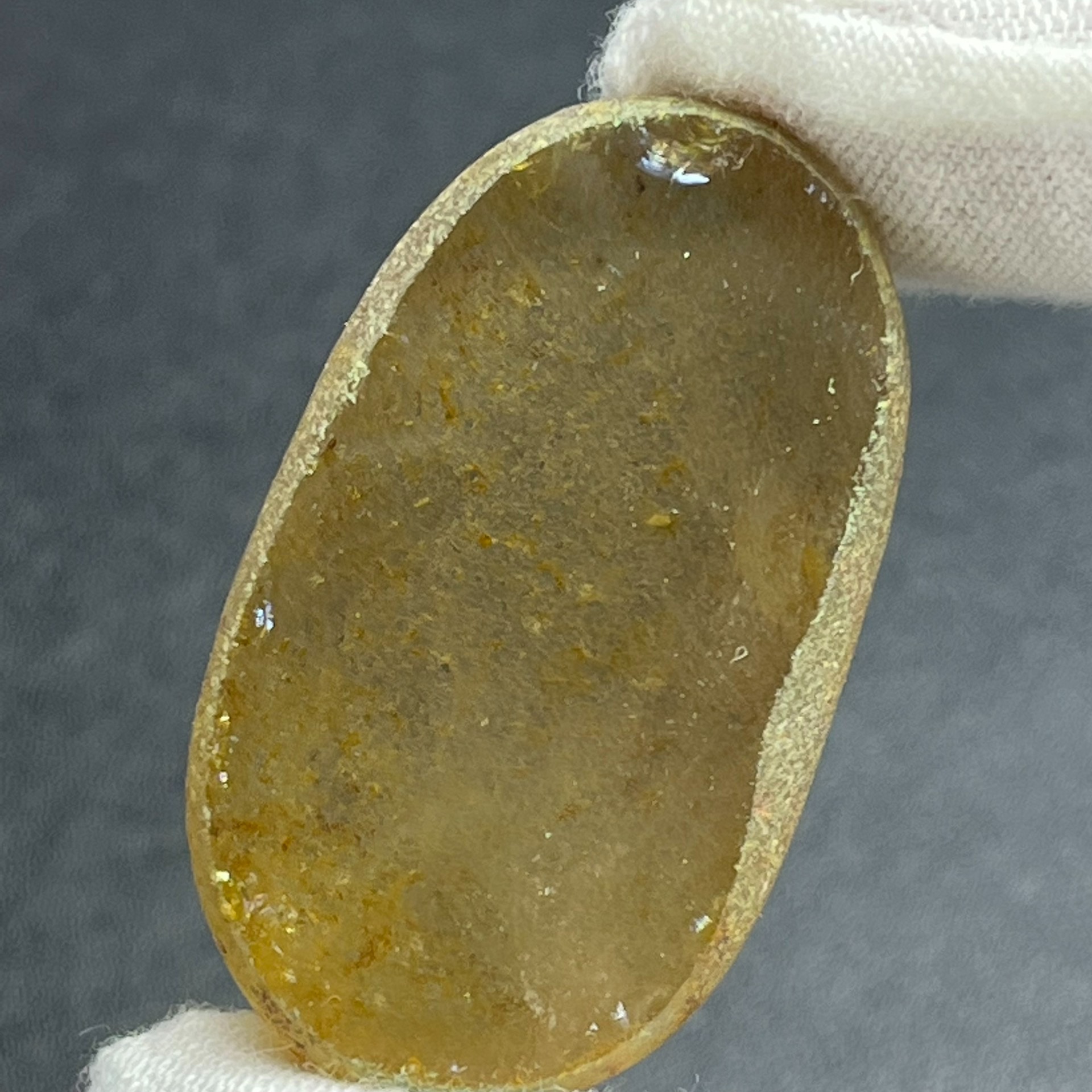 天然水晶包裹黄胶花原石籽料开窗吊坠男女款饰品晶体通透可打孔