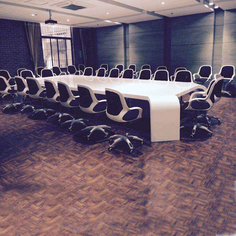 现代时尚办公会议桌白色钢琴烤漆会议桌会议室简约烤漆办公会议台