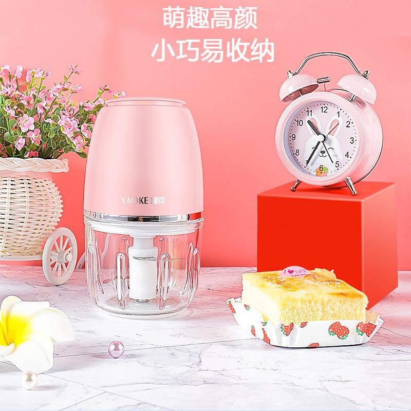 电动婴儿辅食机研磨机料理机绞肉捣蒜器母婴专用搅拌机果汁机