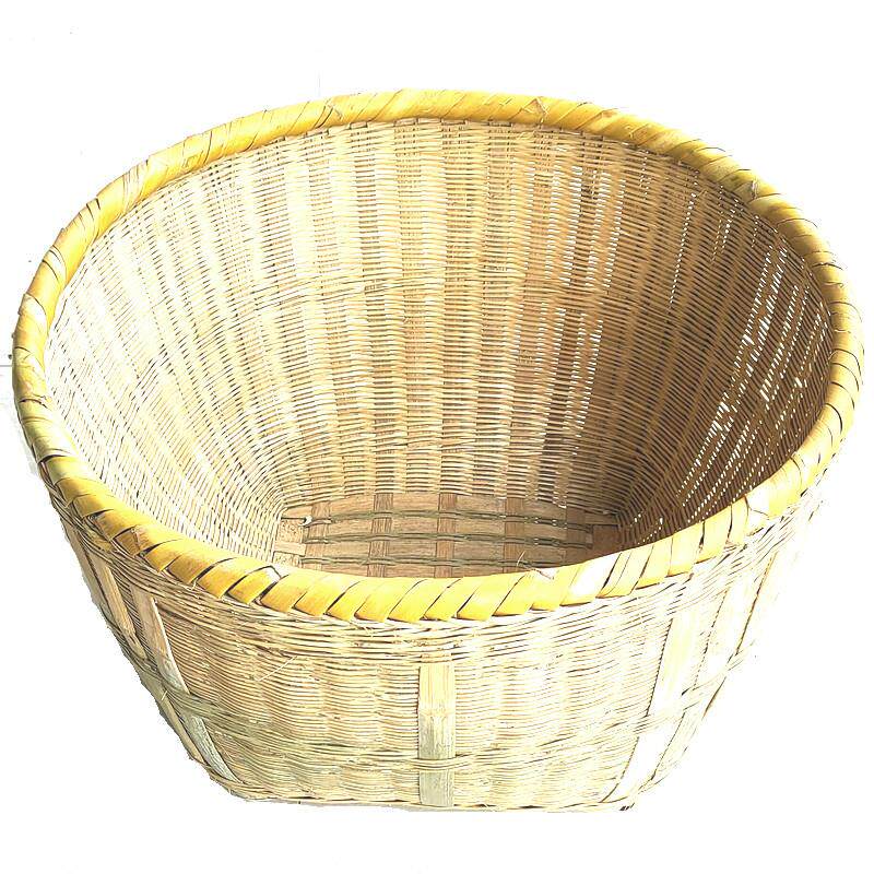 大号箩筐 农家手工竹编织品 淘米箩篼 粮食竹筐 收纳篓喜事筐簸箕