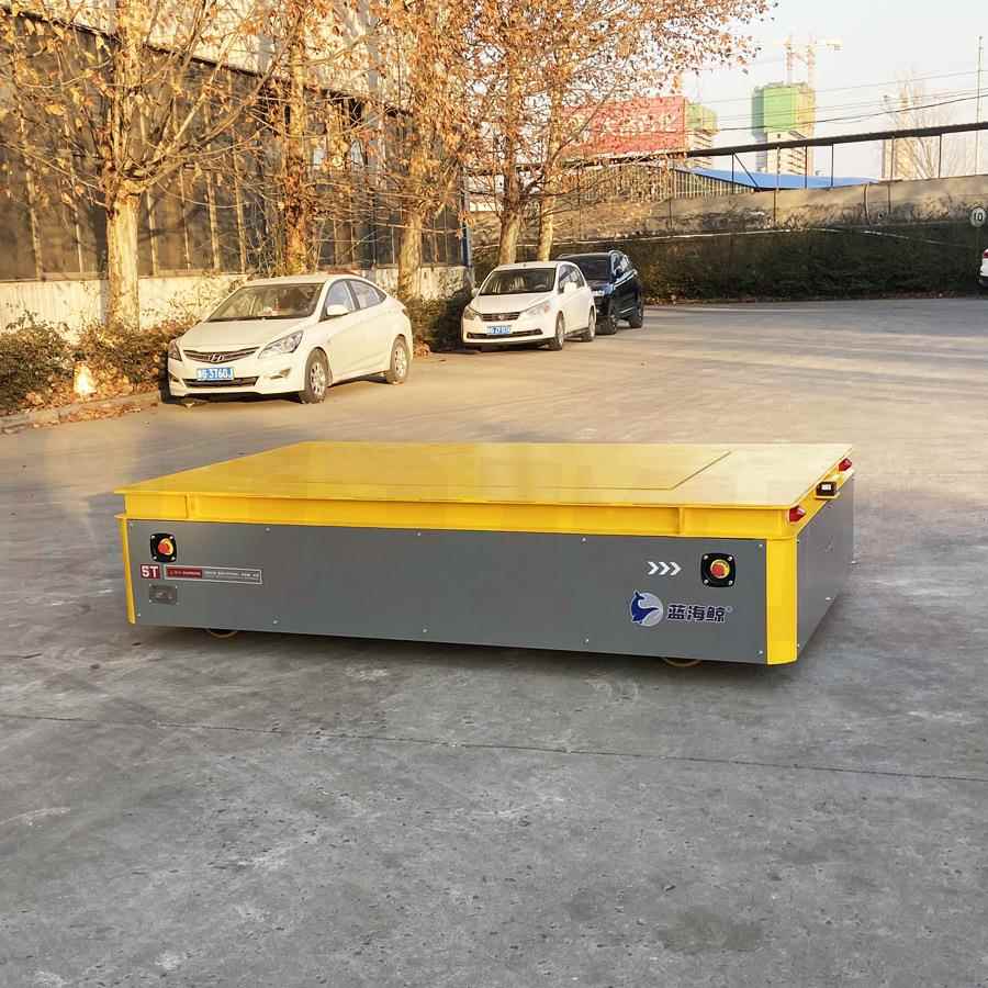 无轨电动平板车双驱动胶轮平车舵轮运输转运车【自产自销】