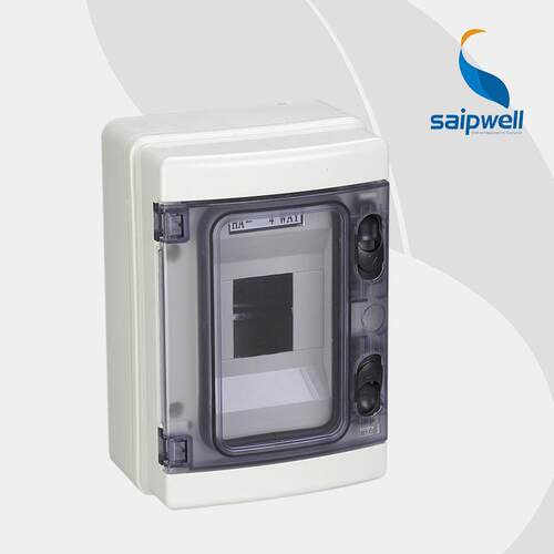 saipwell现货防水开关照明配电箱4回路明装空开塑料防水箱IP66