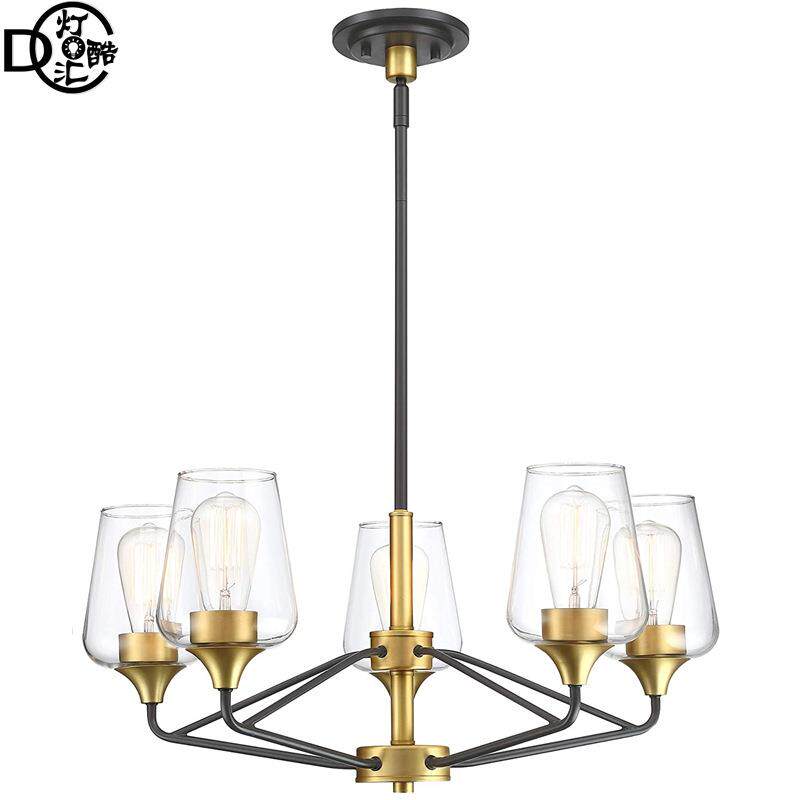 工业风玻璃吊灯乡村质朴风格农舍厨房客厅门厅餐厅悬挂灯具
