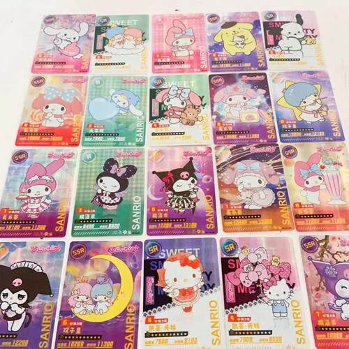Sanrio Kuromi Cards My Melody Trading Card Game Hello Kitty
