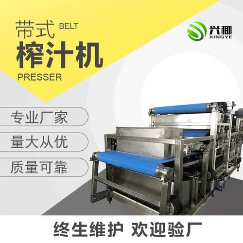 厂家供应带式榨汁机饮料生产设备蔬菜榨汁机