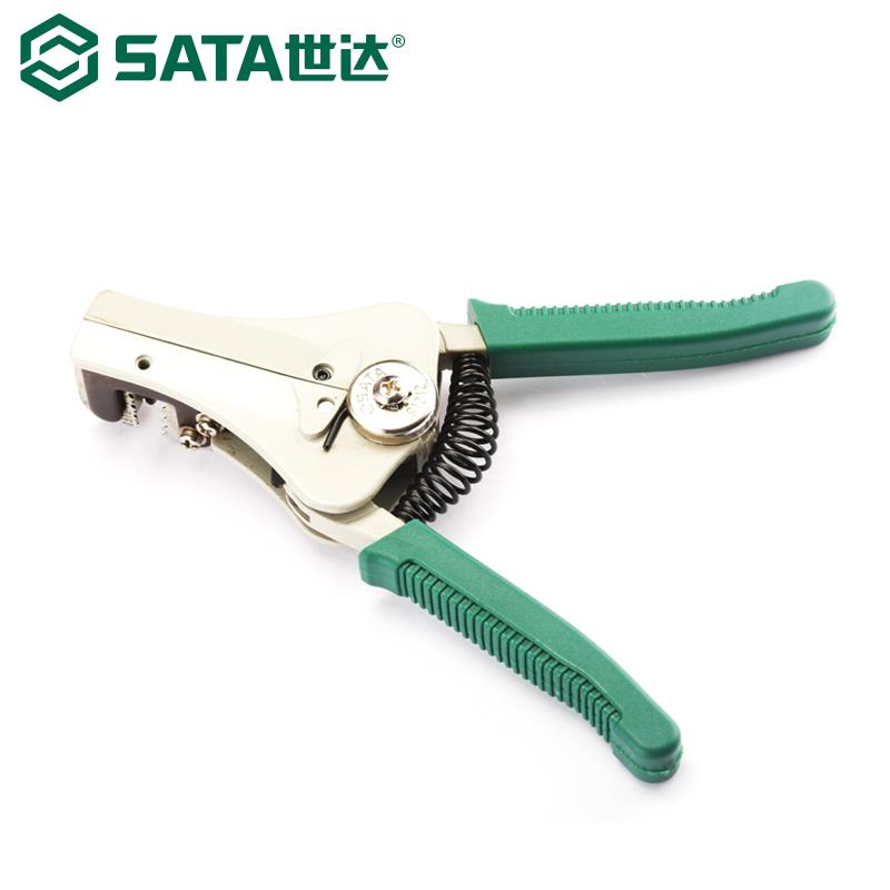 世达自动剥线钳电工专用工具开线钳7寸工业级拔线钳剥皮钳子91212