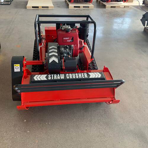 出口澳洲遥控割草机Tracked lawn mower HT800果园家用柴油割草机