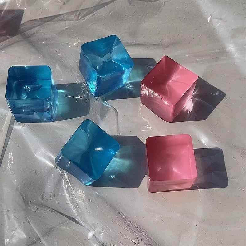 冰块可捏透明透明减压减压果冻蜡可捏果冻胶海盐苏打小红书