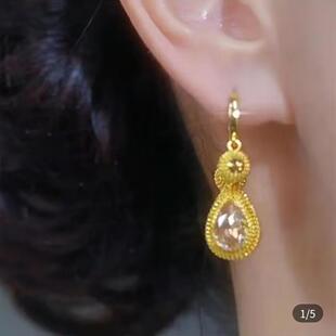 知微榴莲耳环七夕情人节轻奢高级感耳饰送老婆送女友高档饰品礼物