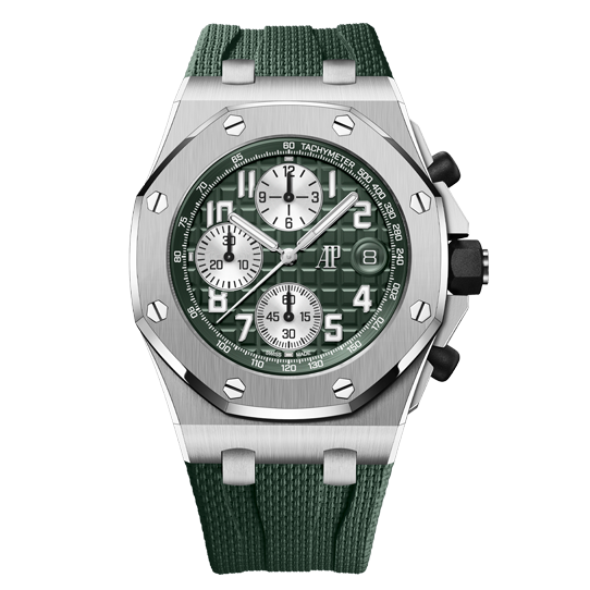 全套[9.8新]爱彼皇家橡树离岸型钛金属自动机械手表男表26238TI