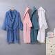色浴袍男女士温泉酒店浴衣白1146纯毛棉巾料舒情适透气侣全棉晨袍