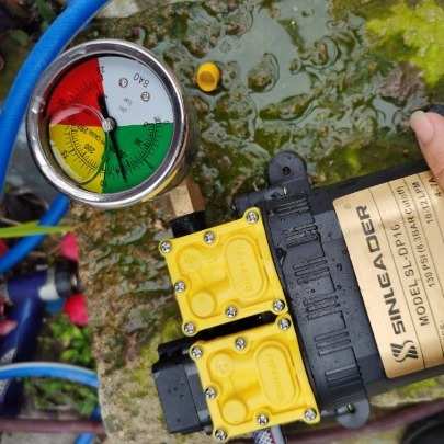 信高压水泵电机24v双农用利达泵 电动动力洗车大功率双核喷雾器