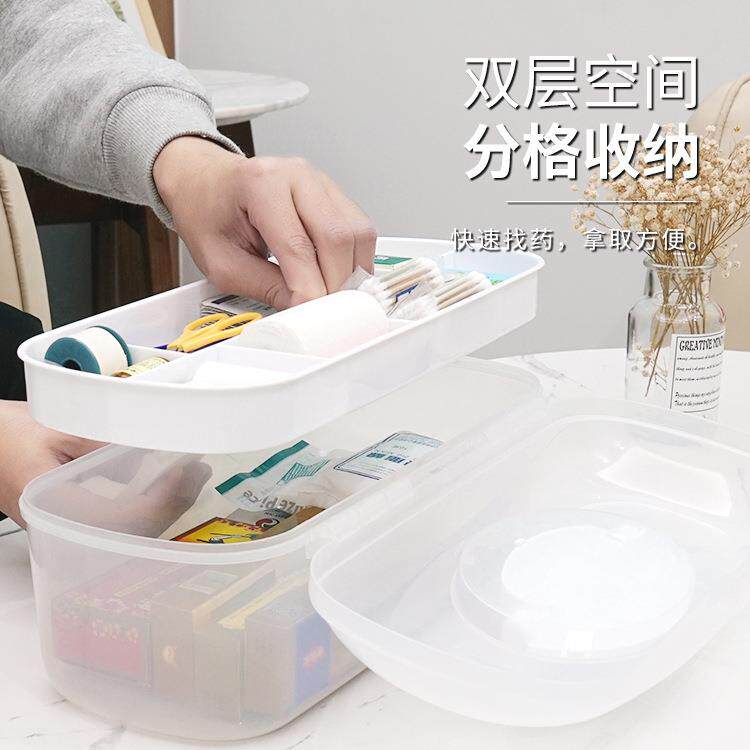 药盒便携大容量整理药品收纳药物盒子家用多功能随身保健品分装盒