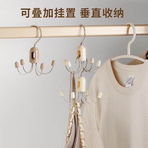 Foldable 360-Degree Rotating Wardrobe Bag Hanger, Multi-Func
