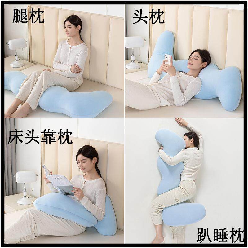 A类冰条丝长条抱枕侧睡PNV夹生腿成人亲肤女专用人形抱枕长枕枕S