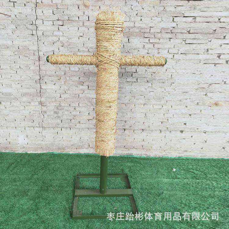 学校练习木人桩桩擒拿敌人型击打桩地埋人形木桩带底座木桩