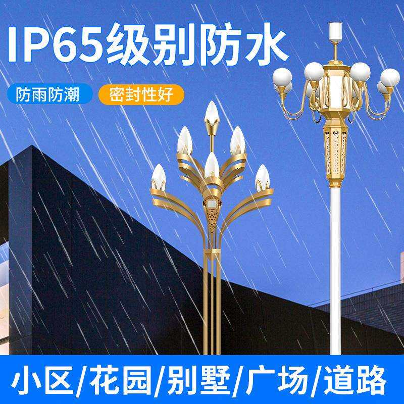 LED景观灯户外园林城市亮化工程照明路灯灯杆户外玉兰灯中华灯