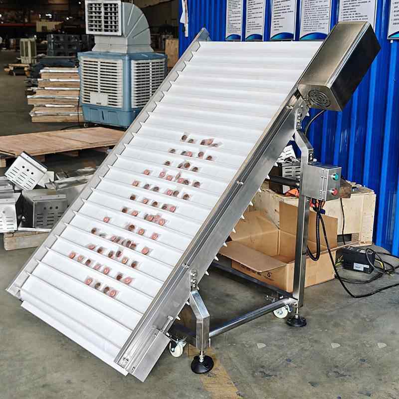 色PVC不锈XB-DW55装钢挡边输送带 颗粒品包输送白机非标防滑输送,搬运/仓储/物流设备,输送机,淘宝优惠券,粉丝福利购,淘宝优惠卷