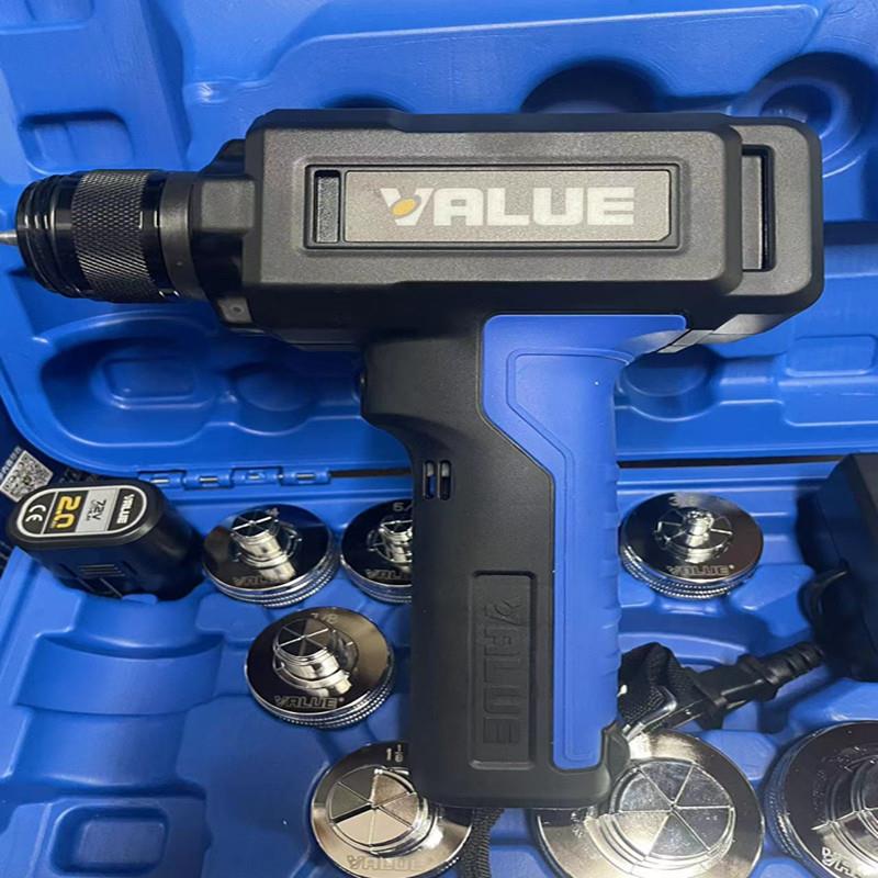 锂电越胀器VEE2电动涨管器管制冷空调管涨口器-铜管扩管器VEFVEE-