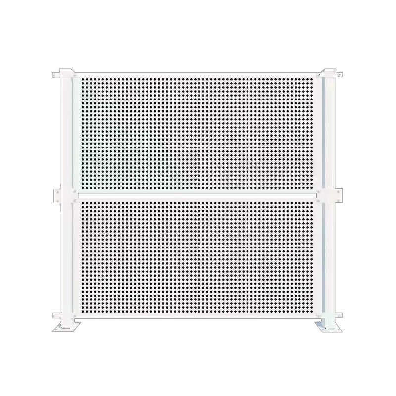 沿海地区防风市政建筑工程冲孔围挡道路施工围挡不锈钢防撞隔离网