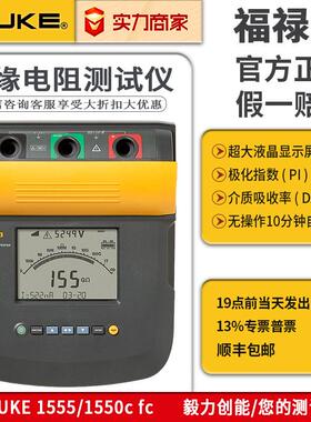 绝缘电阻测试仪FLUKE 1537福禄克1550C 1555 1535数字摇表兆欧表