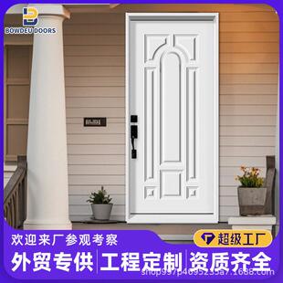 美式铁门Steel防盗门入户门通风防盗门家用钢质楼房进户门工程