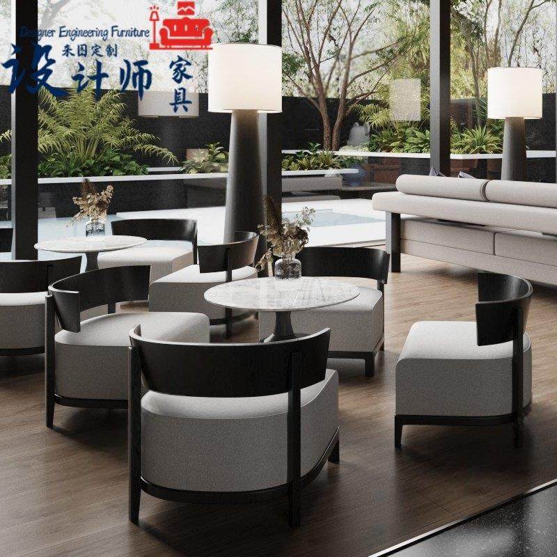 新中式会议椅会客椅实木样品屋展示中心部酒店大堂洽谈桌椅组合接,商业/办公家具,会议椅/会客椅,淘宝优惠券,粉丝福利购,淘宝优惠卷