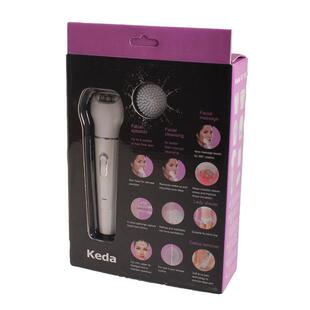 199女士电动充电脱毛器洗脸仪剃毛器按摩仪磨脚器5合1腿毛腋毛