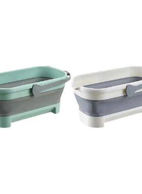 Rectangular Handy Baskets with Handle Plastic Washing Basin