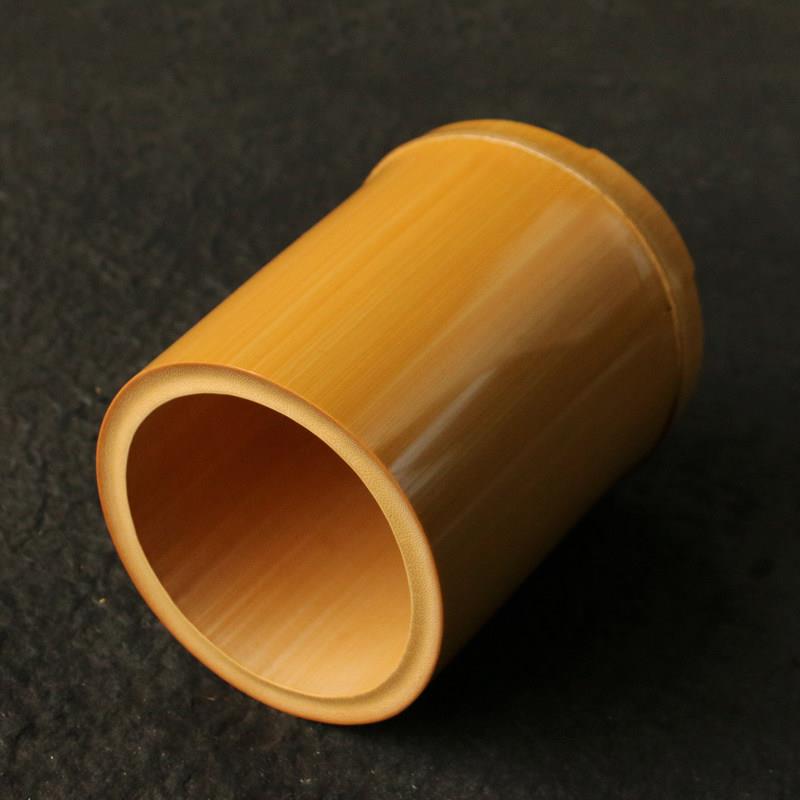 优质纯手工细磨自然年20年以上,特大号老黄竹笔筒,茶具收纳筒,
