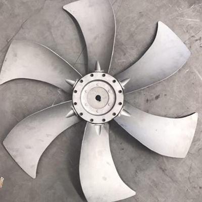 烘铝干速冻冷冻铝轴流铸风机风叶压铸叶轮低库专温用厂家直供QBQ