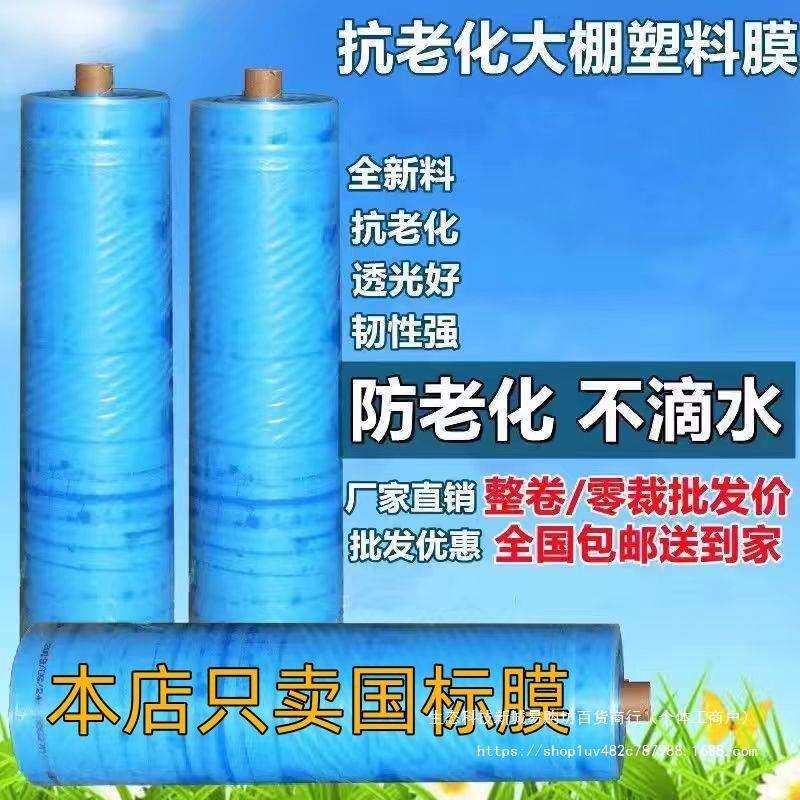 大棚膜PO无滴膜加厚抗老化塑料薄膜蔬菜种植高透光围裙二层膜内膜