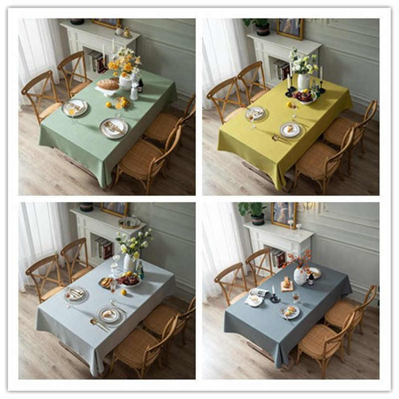 北欧简约办公会议室桌布ins纯色棉麻餐桌布艺长方形茶几台布防水,居家布艺,椅套/椅垫,淘宝优惠券,粉丝福利购,淘宝优惠卷
