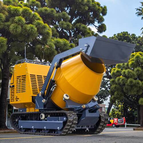 出口加拿大小型搅拌机 履带式混泥土搅拌 Concrete Mixer Tank