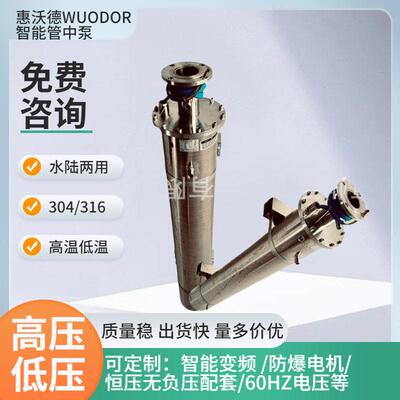 供应沃德管中潜水泵二次给水泵WDL不锈钢全自动变频无负压供水