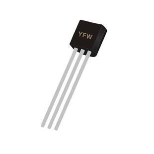 功率三极管 BC546 TO-92封装印字 YFW BC546 YFW/佑风微