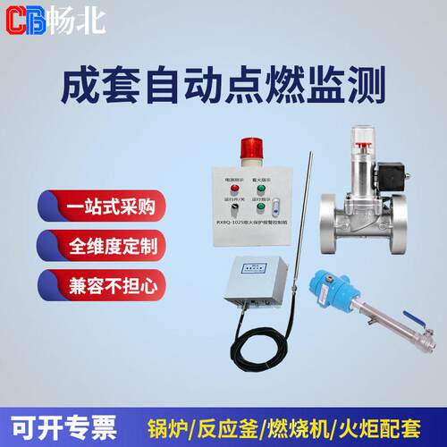 能点火器控制系统紫外火焰检测联动点火装置成套自动点燃监测