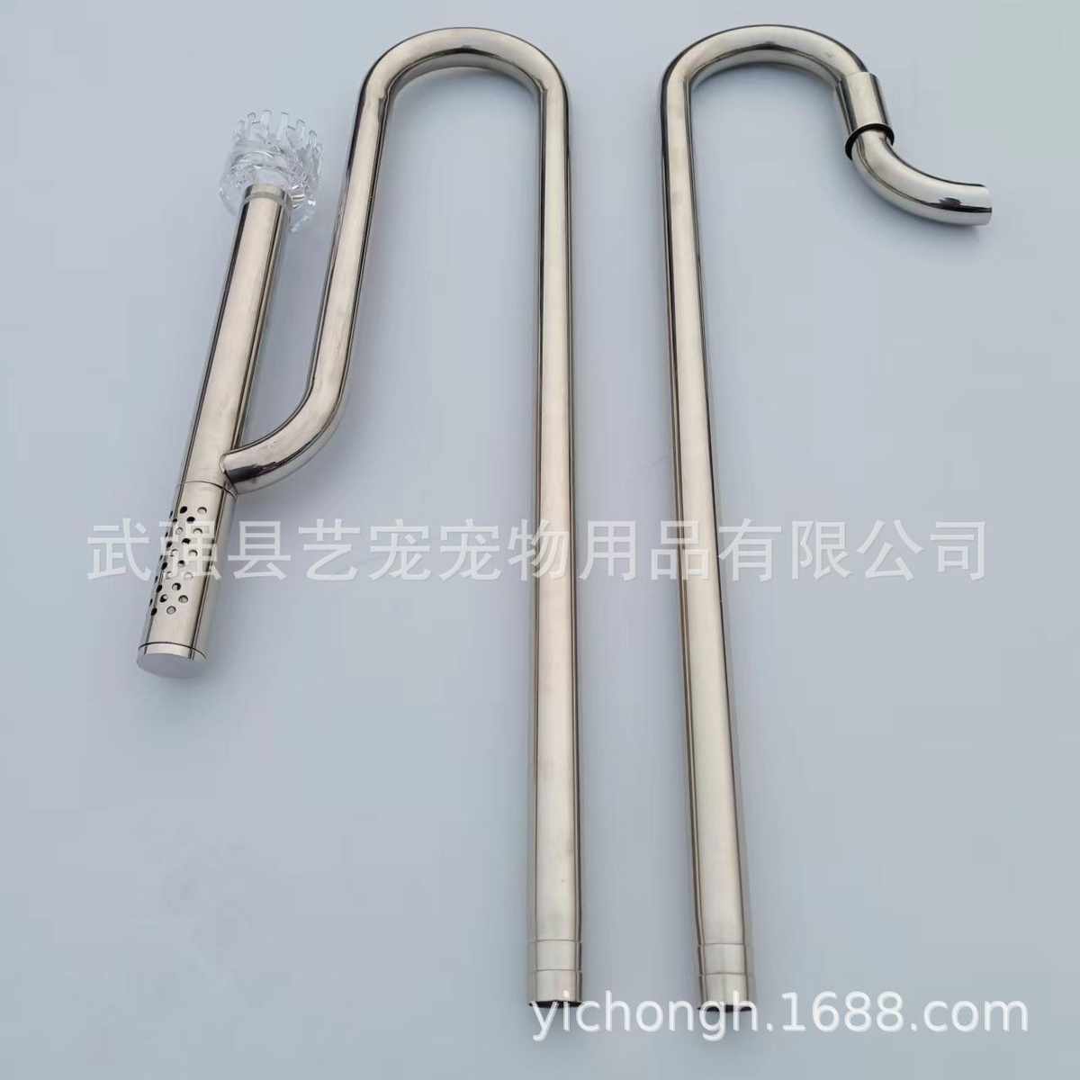 鱼缸水族箱不锈钢除油膜进出水套装过滤桶用水草缸配件304材质