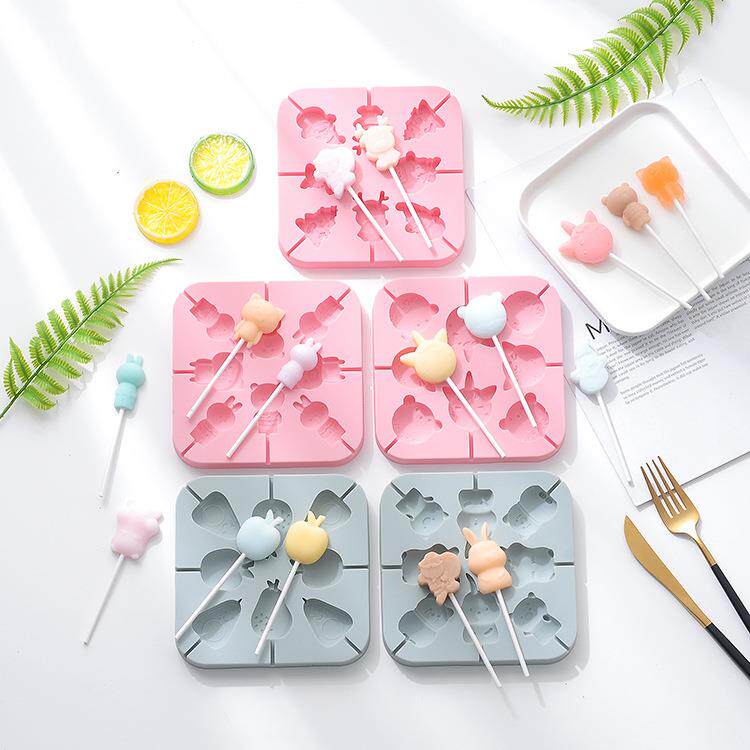 现货 DIY硅胶棒棒糖模具水晶硬糖果波板烘焙模星空蜡烛巧克力模具