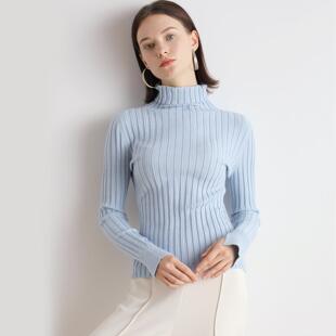 height collar small Pit sweater half base for stripe