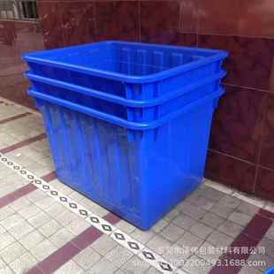 厂家直销牛筋塑胶VYZ水箱40L0塑熟料轮料水箱长方形带子白色塑胶