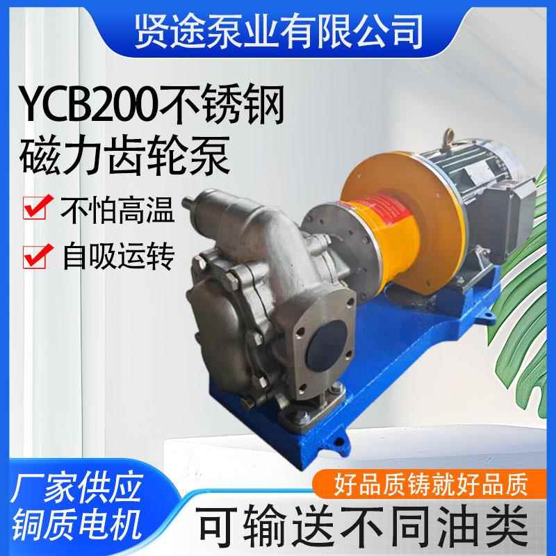 不锈钢磁力齿轮泵小流量KCB200输送泵齿轮油泵齿轮泵厂家定制供应